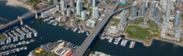 Aeriel view of Vancouver